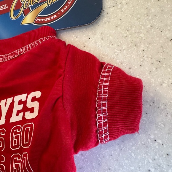 NWT Pet Apparel Ohio State Buckeyes Dog’s T-Shirt. Size XS. Collegiate Pet Co. - Picture 6 of 10